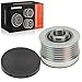 A-Premium Alternator Freewheel Clutch Pulley, 6 Grooves, Compatible with Nissan Altima 2013-2018 2.5L, Clockwise