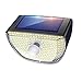 BEWEGUNGSMELDER günstig Kaufen-Tiergrade Solarleuchte für Außen, 200 LED Solarlampe, 180° Superhelle Solarleuchte mit Bewegungsmelder, Sicherheitswandleuchte, IP65, 3 Modi, wasserdichte Wandleuchte, Garten, Schwarz, 1 Stück