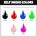 ROSEEKA Personalized Self-Inking Signature Stamp - Custom Name/Initials Design with 6 Ink Color Options | Perfect for Legal Documents, Checks, Paperwork | Large Size for Home, Office & Business Use
