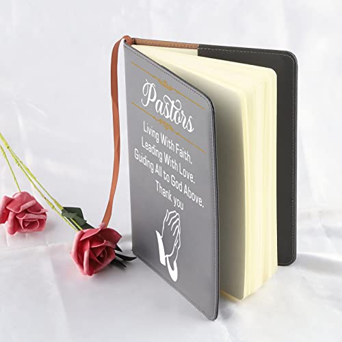 LQRI Best Priest Ever Notebook Gift Christian Religious Jewelry Priest Gift Leather Notebook Journal
