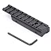 Higoo Dovetail to Weaver Tactical Rail Base Mount 3/8" to 7/8" Converter Adapter 11mm - 20mm