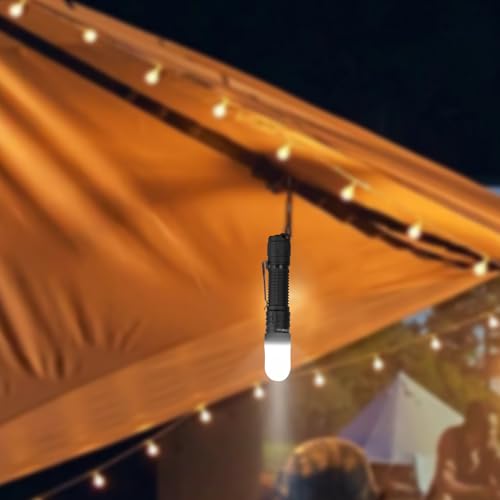 Image of Wurkkos White Diffuser for TD02 Flashlight, 24mm /0.94in(Diameter), Durable Waterproof, Easy to Install, Provides You with a Comfortable Light Source, Very Suitable for Reading Tent Lighting