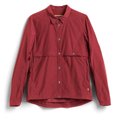 Fjällräven Rider's Wind Outdoor mujer contra el viento frío en montaña