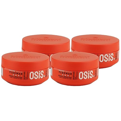 Schwarzkopf OSiS FlexWax Ultra Strong 4 x 85 ml Hair Wax Not Import Original DE