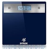 SVYHUOK Talking Body Weight Bathroom Scales, Large Glass Ultra Slim Digital Scales, LBS and KG...
