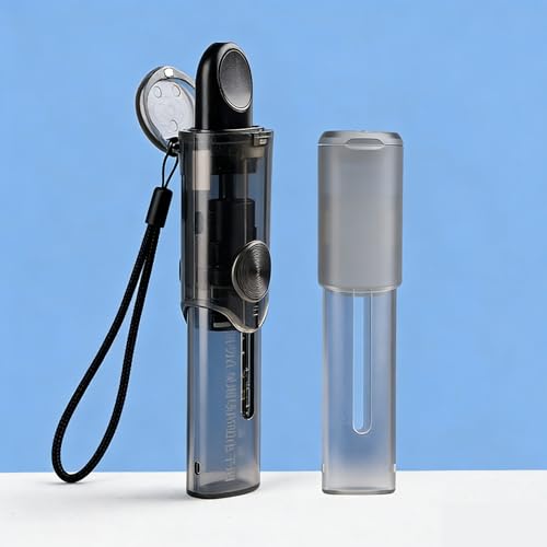FUYUERO �y���z���E�V�݌v�z ?R.VAPE�d�q�^�o�R�h�N�^�[�x�C�v3 �P�[�X �}�O�l�b�g�� �Ў�ŊȒP�J�� �ی�J�o�[ �ꕔ�[�d���t�� ABS���ϋv�y�ʑf�� 14g 360° �S���ʂ̏Ռ����ɘa�����h�~ �h�o �g�їp 40cm�����O�X�g���b�v�t�� 