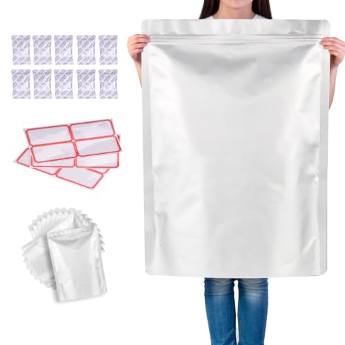 Belinlen 5-Gallon Mylar Bags with Oxygen Absorbers