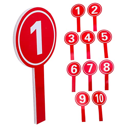 SEWACC Board Handles Numbered Paddles for Score Boards Multipurpose Score Paddles
