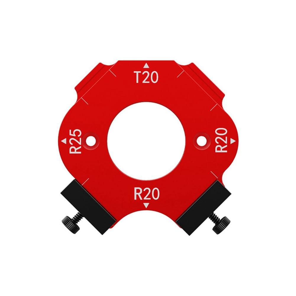 Littimoon Woodworking Router Templates Arc Angle Positioning Template, Inner/Outer Corner Arc Mold, Reusable Positioning Tools