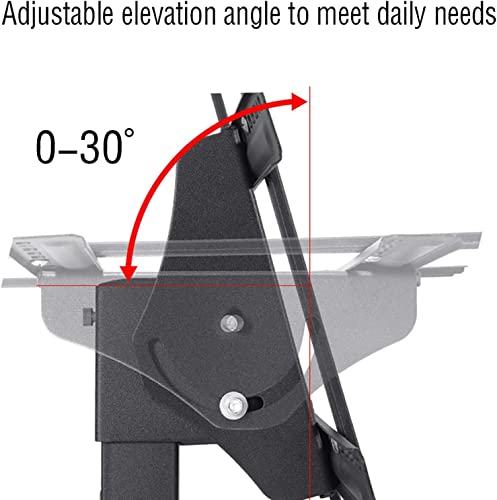 Soporte móvil de TV para pantallas 23-55 pulgadas hasta 130 lbs miniatura 3