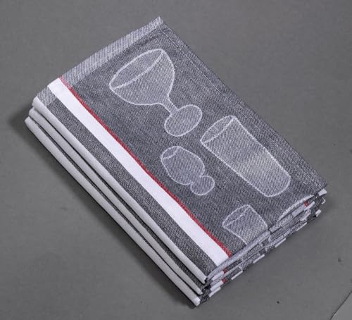 Paños de cocina Dyckhoff para secar copas y vasos, lote de 3 piezas
