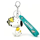 MINISO Snoopy Keychain Plush Peanuts Bag Backpack Handbag Charm Summer Travel Collection Cute Key...