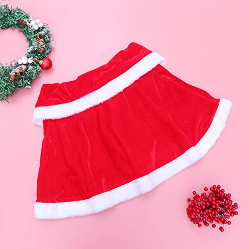 KESYOO Natal Papai Noel Xale Vermelho Natal Inverno Capa Mulheres Meninas Clima Frio Ombro Capa Feri