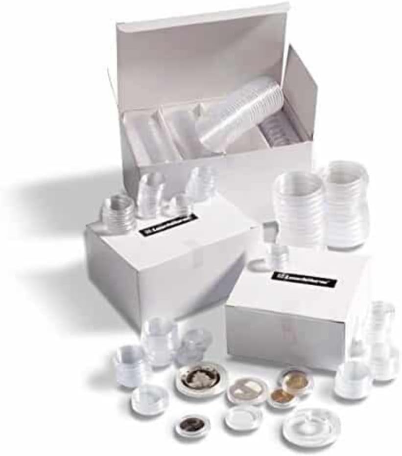 100 Lighthouse Coin Capsules for 24.5mm Coins