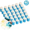 40PCS Finger Sponge Daubers W/Storage Case - Great for Applying Ink, Chalk, Paint, and More to Your Projects - Applicator for Stenciling, Sponging, and Creating Detailed Effects