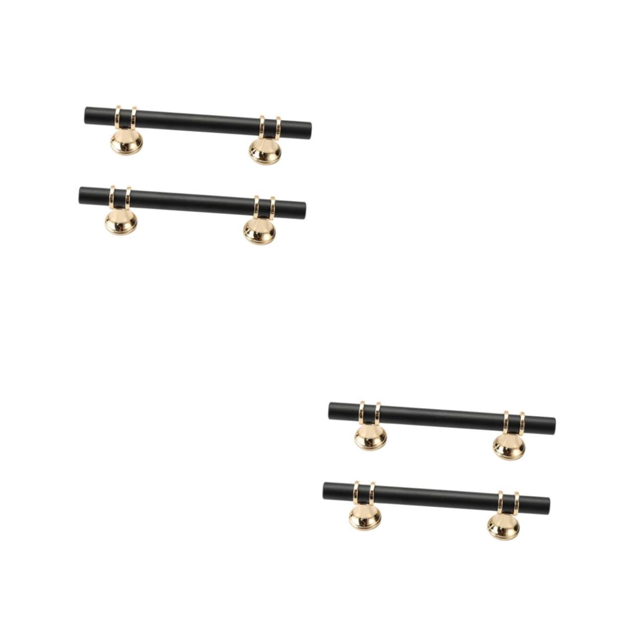 Manijas de metal para armario y tiradores resistentes para gabinetes de cocina, 4 uds