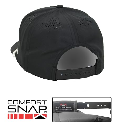 Image of Paramount Outdoors Sunset Trout Fishing Hat Mountain Fish Silhouette Performance Outdoor Hat with Comfort Snapback