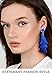 Me&Hz Fashion Blue Earrings Dangle Drop Royal Blue Tassel Earrings for Women Sapphire Blue Fringe Druzy Studs Bohemian Statement September Earrings Birthday Party Jewelry Gift