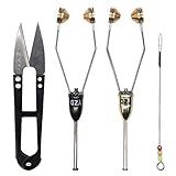 YZD Fly Tying Bobbins Tools 2 Pack Super Smooth Bobbins with Bobbin Threader Fly Tying Tool Fly Fishing Tying Flies Lure Making Accessories (2 Mix Bobbins Set)…