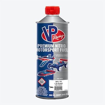 VP Racing 4496397, 1/8 Scale R/C Car 30% Nitro Fuel TT - Quart 12 Pack