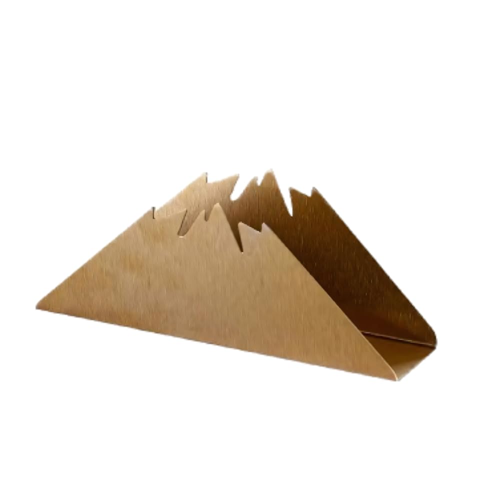 Kreatywny serwetnik, 1-4 szt. do stojaka na serwetki, dozownik chusteczek higienicznych(Gold 1pcs,W:17*D:4.5*H:6.5cm)