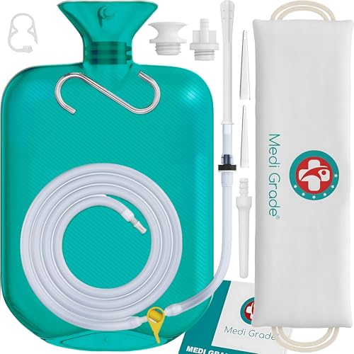 Medi Grade Kit de Enema para Uso Doméstico - Kit Limpiador...