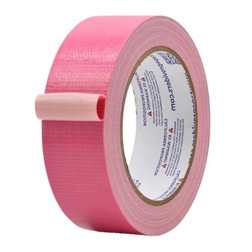 Image of MAT Duct Tape Pink Industrial Grade, 1.5 inch x 60 ft. Waterproof, UV Resistant for Crafts, Home Improvement, Repairs, & Projects