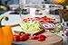Large Glass Salad Bowl - Microwave & Dishwasher Safe - Centerpiece Serving Bowl - Mixing and Serving Dish - Clear Borosilicate Glass Fruit Bowl and Trifle Bowl, 100oz.