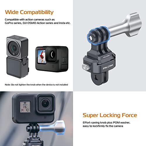 Falcam-F22-Quick-Release-Kit-for-Action-Cameras-Camera-Mounting-Adapter-Convert-Action-Camera-Interface-to-F22-QR-System-22mm-Aluminum-Camera-Accessory-Kit-for-Photographer-Fits-for-GoPro-and-DJI