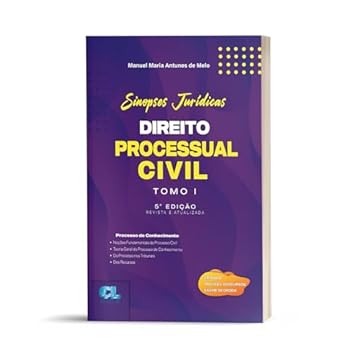 Capa do livro Sinopses Jurídicas Direito Processual Civil Tomo 1: Para Provas, Concursos E Exame Da Ordem