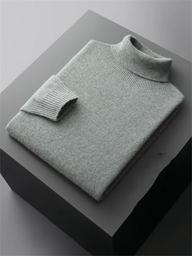 Men’S Basic Turtleneck Pullover Sweater Cashmere Long Sleeve Soft Warm Knitwear Jumper Top4