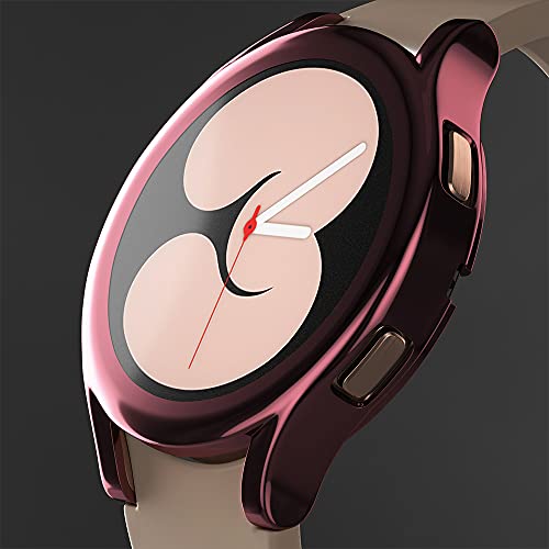 ایگرد | قیمت و خرید [2Pack] AWINNER Compatible for Samsung Galaxy Watch 4  Screen Protector Case,Bumper Full Around Protector Cover for Galaxy Watch4  40mm/44mm (44mm, Pink)
