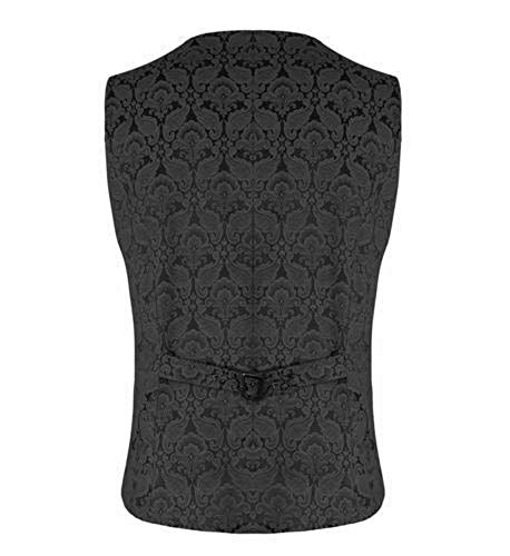 Darkrock Mens Vest Waistcoat Gothic Steampunk Victorian2