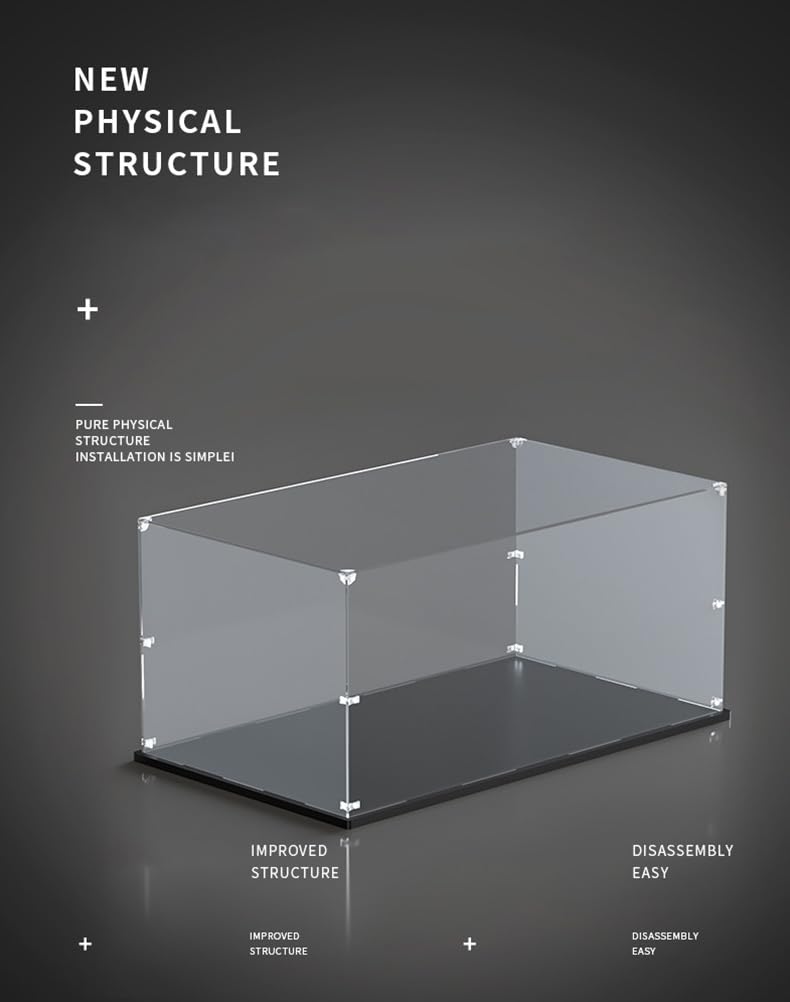 3MM Acrylic Display Case for Lego 77092 Great The Legend of Zelda Deku Tree 2-in-1 Building Set,Dustproof Clear Display Case Compatible with Lego 77092(Not Include The Model)