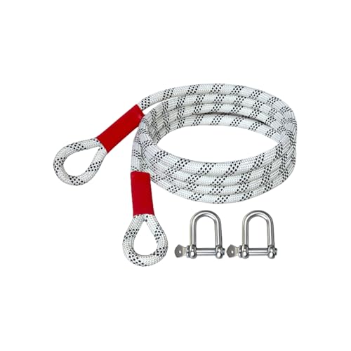 Corda di traino di grado industriale Corda di Recupero Cavo di Traino Rinforzato Veicolo Resistente Per Emergenze Assistenza Stradale Riflettente Traino Corda Per La Notte