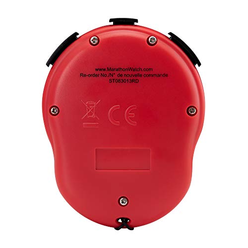 Marathon St083013Rd Adanac Digital Glow Stopwatch Timer With Extra Large Display And Digits - Battery Included (Red) #TOP6
