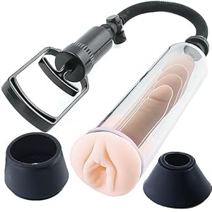 Penis Pumpe Masturbator Erhöht Seine Mitglieds Für Anfänger Penisvergrößerung Penis Erektion Effizienz Vakuumpumpe Stimulation Potenzmittelm Penispumpen Männer Expander P02-1