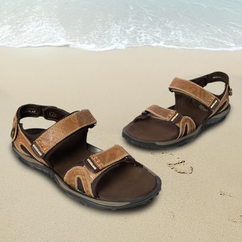 Image of Woodland Men's Leather Sandal