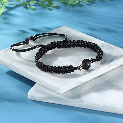 Jewelstruck Bracelet with Picture inside Custom Picture Bracelet Personalized Photo Projection Customized Picture Memorial Gifts for Women Men3