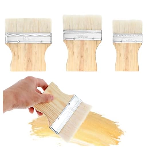 Efficient Flat Paddle Paint Brushes Set