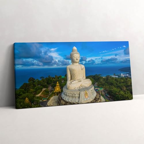 Murale d'art Bouddha Phuket Thaïlande 120x60cm pour habiller un mur vide