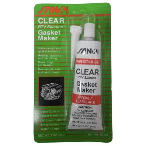 YSAMAX Professional Use Clear RTV Silicone Gasket Maker Adhesive Sealant 85g Cover
