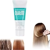Fácil de usar: la crema alisadora se puede aplicar uniformemente en cada mechón de cabello o se puede utilizar para desenredar el cabello enredado.