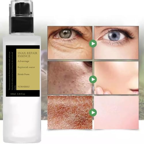 7PCS Snail Mucin Essence Set,Snail Mucin Face Serum,Firming Snail Mucin Skin Care Kit,Face Oil & Face Toner & Eye Cream Stick & Face Cream & 24k Gold Under Eye Gel Pad,Anti Aging & Reduce Dark Circle - Image 3