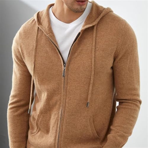 Cardigan décontracté zippé grande taille 3XL pull chaud confortable - 5