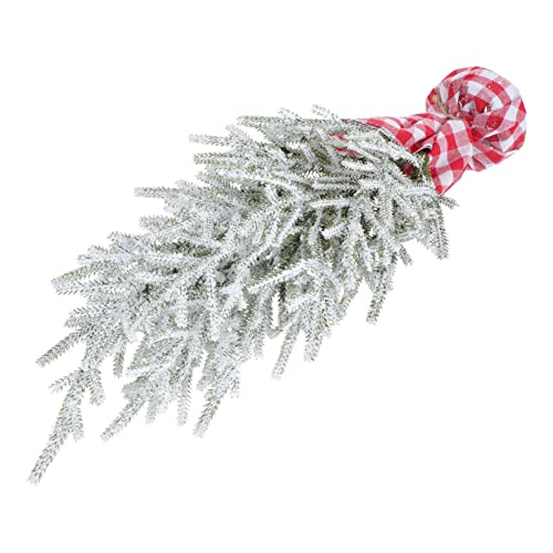 Décoration de bureau en forme d'arbres de neige de givre pour fête de Noël