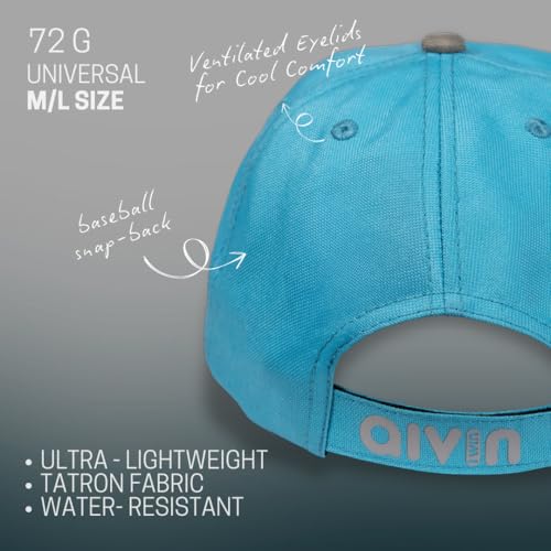 Image of Aivin Flexrush Cap | Water-Resistant Tatron Fabric | Ultra Lightweight | Ventilated Eyelids | Stylish & Breathable | Universal M /L Size