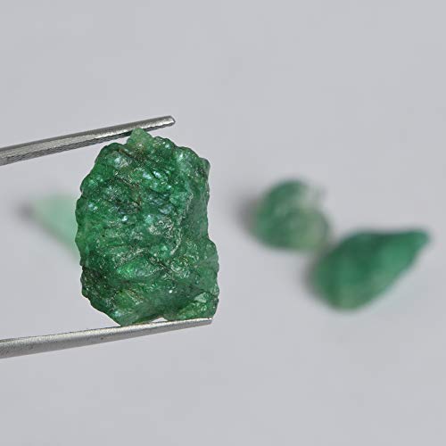 GEMHUB AAA++ Quality Natural Emerald 33 Ct Lot of 5 Pcs Raw Rough Green Gemstones Wire Wrapped Stones High Quality2