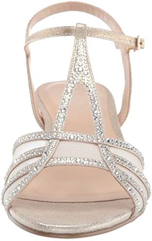 Paradox London Pink womens Jilly Wedge Sandal, Champagne, 6 US | Image 1