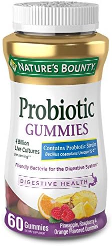 Nature's Bounty Probiotic Gummies for Immune Health & Digestive Balance, 60 Gummies